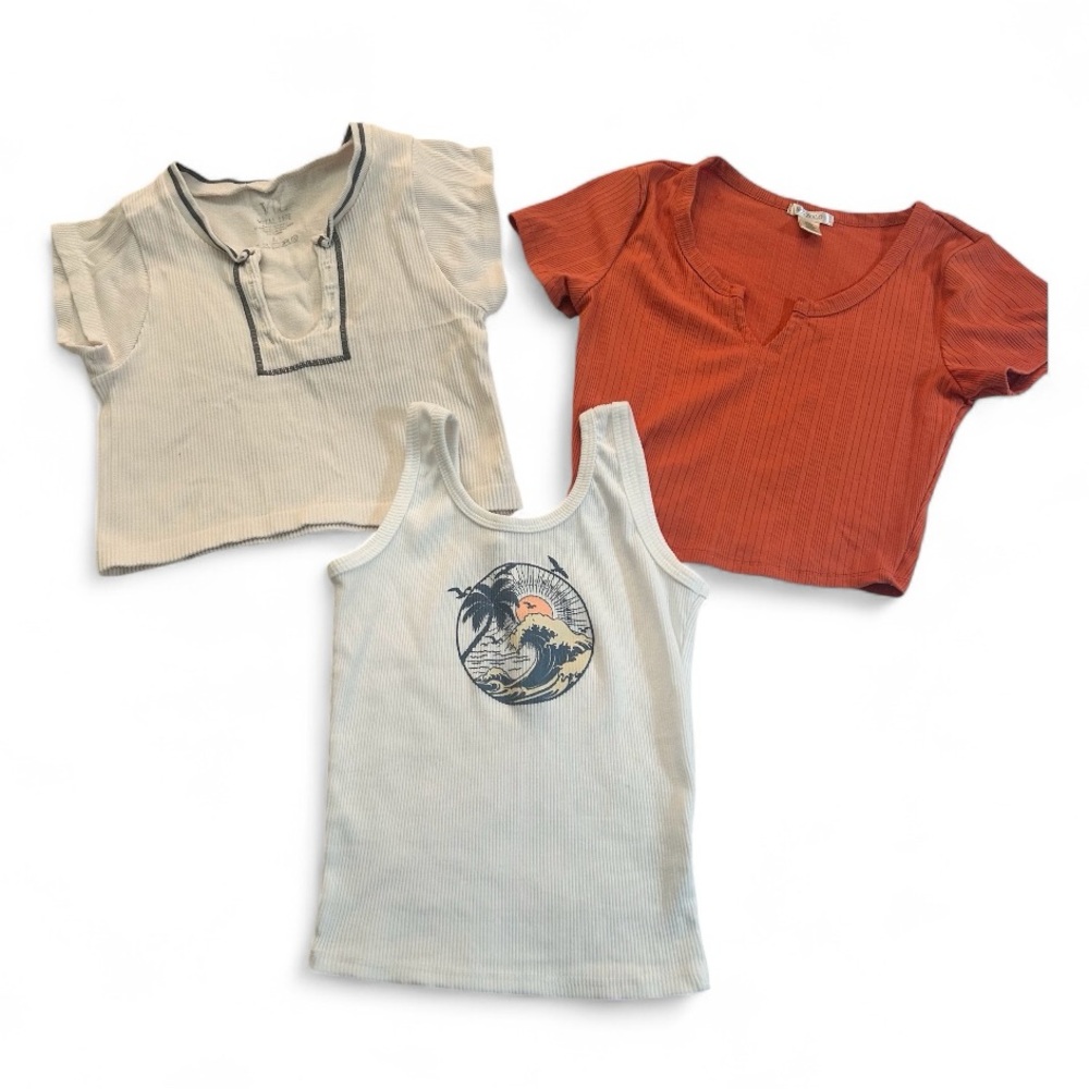 Small Cropped T-Shirt/Tank Lot